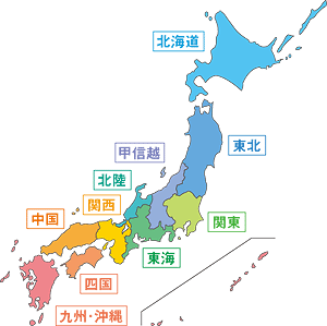 日本地図